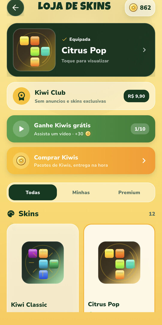 Loja de skins
